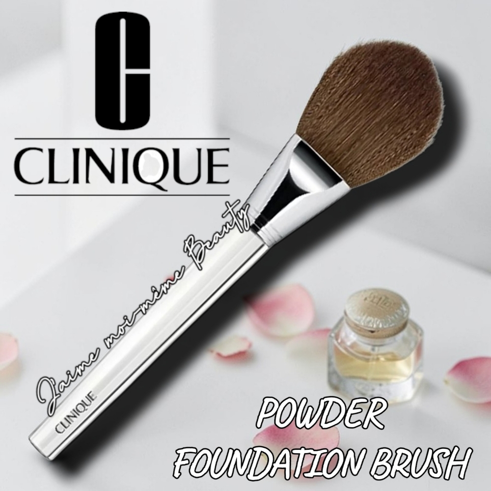 Clinique Lucite "Crystal" Handle Powder Brush